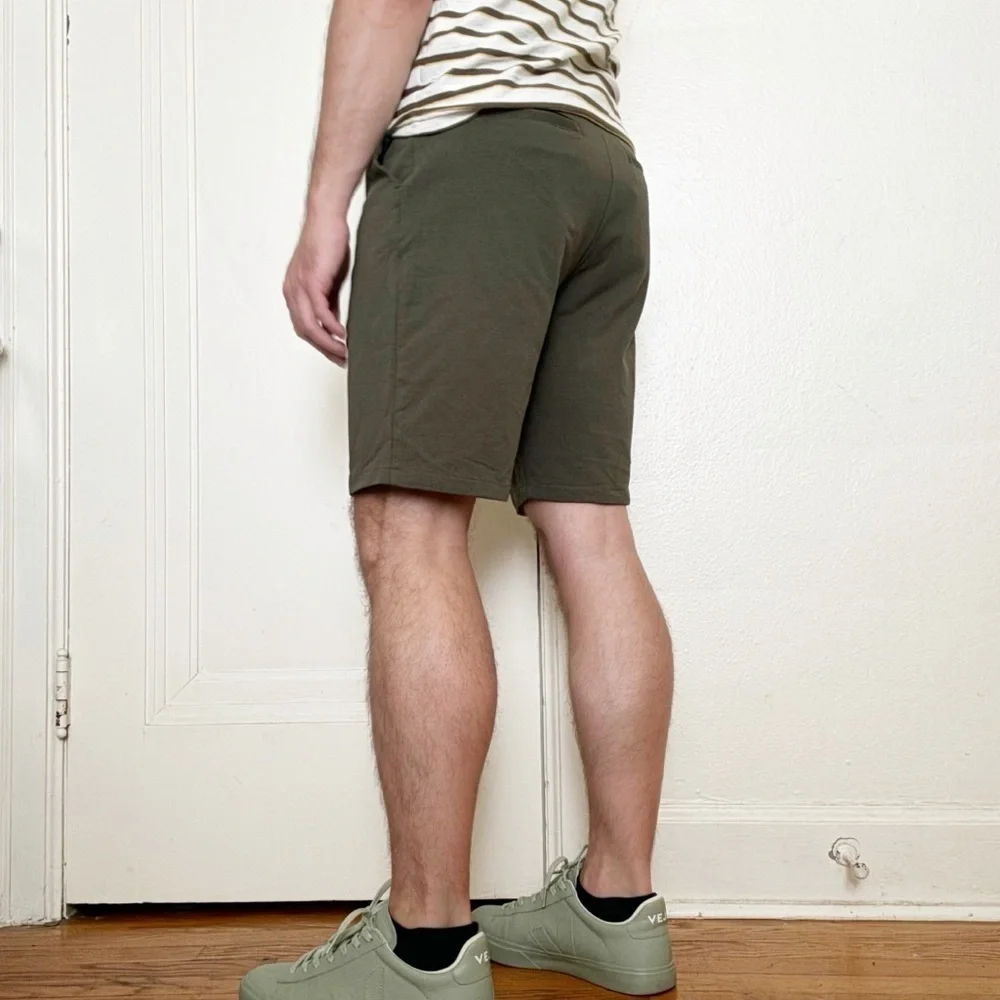 Swet Tailor Men’s 8” Everyday Chino Short Army Green Size 32 New